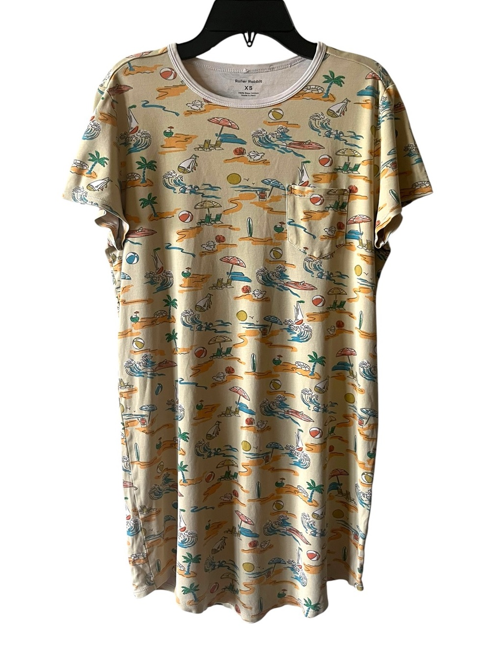 Roller Rabbit Beach Scene Pajama Dress